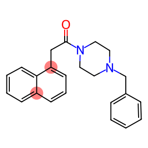 2-NAPHTHYL-1-(4-BENZYLPIPERAZINYL)ETHAN-1-ONE