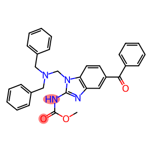 N-[5-Benzoyl-1-dibenzylaminomethyl-1H-benzimidazol-2-yl]carbamic acid methyl ester