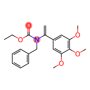 N-Benzyl-N-[1-(3,4,5-trimethoxyphenyl)vinyl]carbamic acid ethyl ester