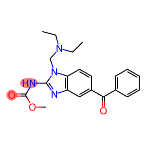 N-[5-Benzoyl-1-diethylaminomethyl-1H-benzimidazol-2-yl]carbamic acid methyl ester