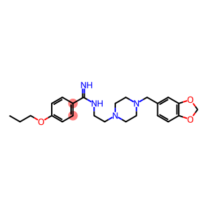 N1-[2-[4-[(1,3-Benzodioxol-5-yl)methyl]piperazin-1-yl]ethyl]-4-propoxybenzamidine