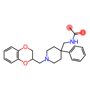 N-[[1-[(1,4-Benzodioxan-2-yl)methyl]-4-phenylpiperidin-4-yl]methyl]acetamide