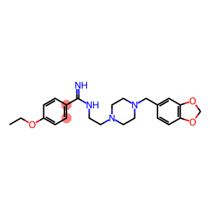 N1-[2-[4-[(1,3-Benzodioxol-5-yl)methyl]piperazin-1-yl]ethyl]-4-ethoxybenzamidine