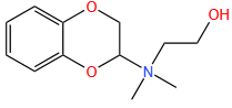 2-[N-(1,4-Benzodioxan-2-yl)methyl-N-methylamino]ethanol