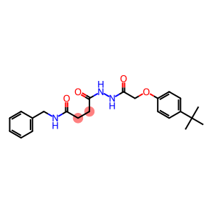 N-benzyl-4-(2-{2-[4-(tert-butyl)phenoxy]acetyl}hydrazino)-4-oxobutanamide