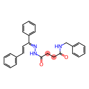 N-benzyl-4-{2-[(Z,2E)-1,3-diphenyl-2-propenylidene]hydrazino}-4-oxobutanamide