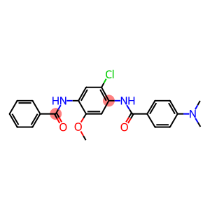 N-[4-(benzoylamino)-2-chloro-5-methoxyphenyl]-4-(dimethylamino)benzamide