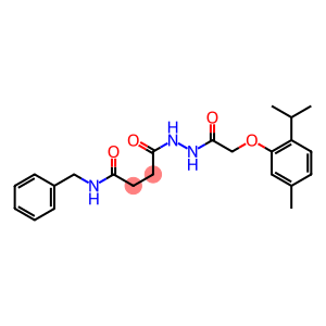 N-benzyl-4-{2-[2-(2-isopropyl-5-methylphenoxy)acetyl]hydrazino}-4-oxobutanamide