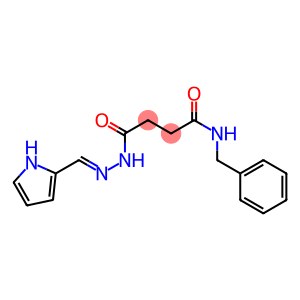 N-benzyl-4-oxo-4-{2-[(E)-1H-pyrrol-2-ylmethylidene]hydrazino}butanamide