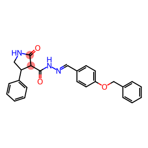 N'-[4-(benzyloxy)benzylidene]-2-oxo-4-phenyl-3-pyrrolidinecarbohydrazide