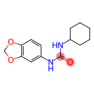 N-(1,3-benzodioxol-5-yl)-N'-cyclohexylurea