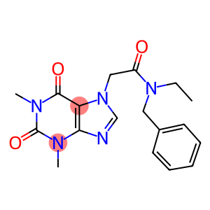 N-benzyl-2-(1,3-dimethyl-2,6-dioxo-1,2,3,6-tetrahydro-7H-purin-7-yl)-N-ethylacetamide