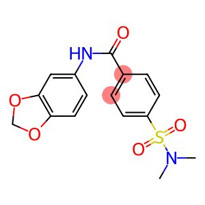 N-(1,3-benzodioxol-5-yl)-4-[(dimethylamino)sulfonyl]benzamide