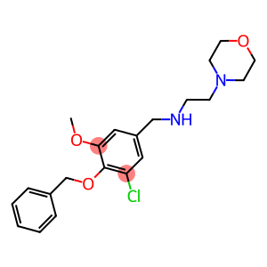 N-[4-(benzyloxy)-3-chloro-5-methoxybenzyl]-N-[2-(4-morpholinyl)ethyl]amine