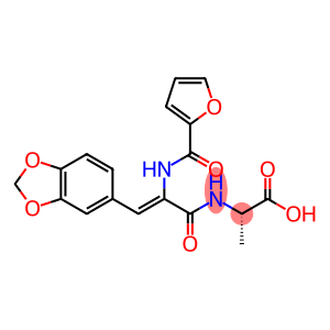 N-[3-(1,3-benzodioxol-5-yl)-2-(2-furoylamino)acryloyl]alanine