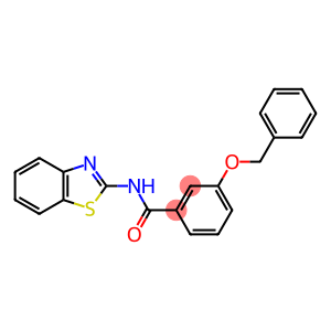 N-(1,3-benzothiazol-2-yl)-3-(benzyloxy)benzamide