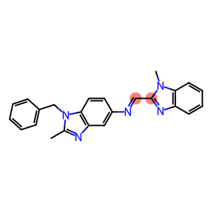 N-(1-benzyl-2-methyl-1H-benzimidazol-5-yl)-N-[(1-methyl-1H-benzimidazol-2-yl)methylene]amine