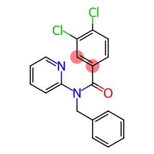 N-benzyl-3,4-dichloro-N-(2-pyridinyl)benzamide