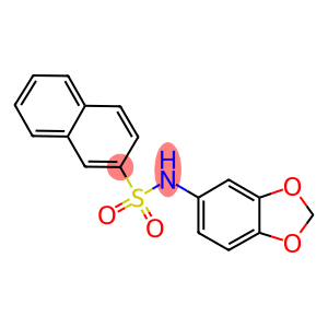 N-(1,3-benzodioxol-5-yl)-2-naphthalenesulfonamide