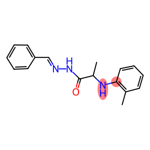 N'-benzylidene-2-(2-toluidino)propanohydrazide