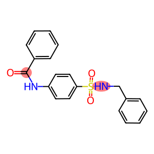 N-{4-[(benzylamino)sulfonyl]phenyl}benzamide