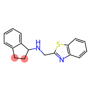 N-(1,3-benzothiazol-2-ylmethyl)-2,3-dihydro-1H-inden-1-amine