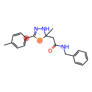 N-BENZYL-2-[2-METHYL-5-(4-METHYLPHENYL)-2,3-DIHYDRO-1,3,4-THIADIAZOL-2-YL]ACETAMIDE