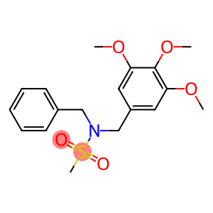 N-benzyl-N-(3,4,5-trimethoxybenzyl)methanesulfonamide