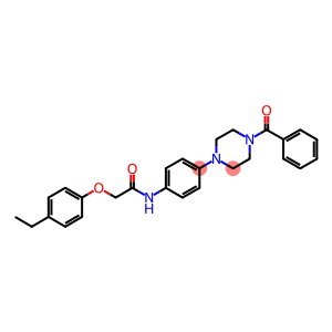 N-(4-(4-BENZOYLPIPERAZIN-1-YL)PHENYL)-2-(4-ETHYLPHENOXY)ACETAMIDE