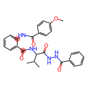 N-{1-[(2-BENZOYLHYDRAZINO)CARBONYL]-2-METHYLPROPYL}-2-[(4-METHOXYBENZOYL)AMINO]BENZAMIDE