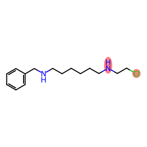 N-BENZYL-N-(6-[(2-CHLOROETHYL)AMINO]HEXYL)AMINE