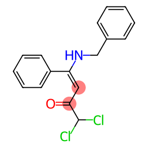 N-BENZYL-(E)-4-AMINO-1,1-DICHLORO-4-PHENYL-BUT-3-EN-2-ONE