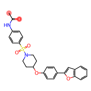 N-[4-((4-[4-(1-BENZOFURAN-2-YL)PHENOXY]PIPERIDIN-1-YL)SULFONYL)PHENYL]ACETAMIDE