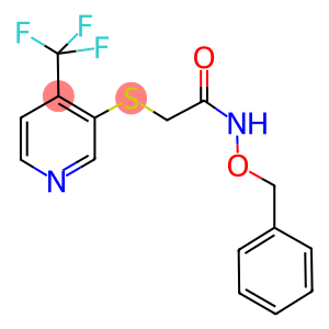 N-BENZYLOXY-2-[[4-(TRIFLUOROMETHYL)PYRIDIN-3-YL]THIO]ACETAMIDE