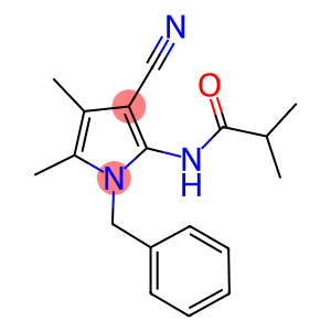 N-(1-BENZYL-3-CYANO-4,5-DIMETHYL-1H-PYRROL-2-YL)-2-METHYLPROPANAMIDE