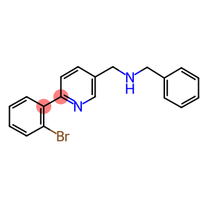 N-BENZYL-1-[6-(2-BROMOPHENYL)PYRIDIN-3-YL]METHANAMINE