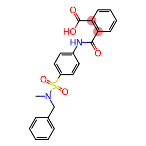 N-[4-(BENZYL-METHYL-SULFAMOYL)-PHENYL]-PHTHALAMIC ACID