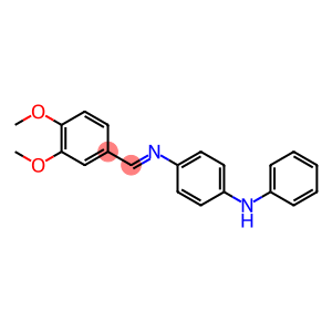 N-(4-anilinophenyl)-N-[(E)-(3,4-dimethoxyphenyl)methylidene]amine