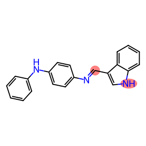 N-(4-anilinophenyl)-N-[(E)-1H-indol-3-ylmethylidene]amine