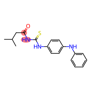 N-(4-anilinophenyl)-N'-(3-methylbutanoyl)thiourea