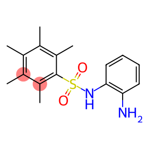 N1-(2-aminophenyl)-2,3,4,5,6-pentamethylbenzene-1-sulfonamide