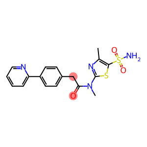 N-[5-(Aminosulfonyl)-4-Methyl-1,3-Thiazole-2-Yl]-N-Methyl-2-[4-(2-Pyridinyl)Phenyl]Acetamide