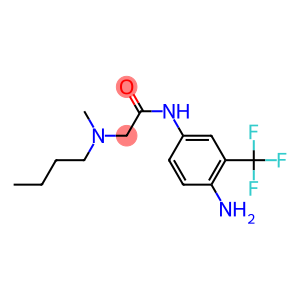 N-[4-amino-3-(trifluoromethyl)phenyl]-2-[butyl(methyl)amino]acetamide