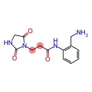 N-[2-(aminomethyl)phenyl]-3-(2,5-dioxoimidazolidin-1-yl)propanamide