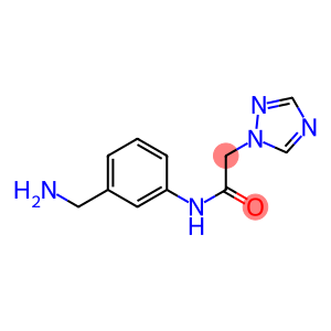 N-[3-(aminomethyl)phenyl]-2-(1H-1,2,4-triazol-1-yl)acetamide