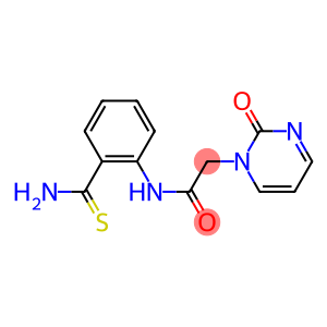 N-[2-(aminocarbonothioyl)phenyl]-2-(2-oxopyrimidin-1(2H)-yl)acetamide