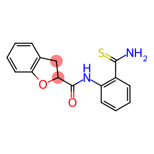 N-[2-(aminocarbonothioyl)phenyl]-2,3-dihydro-1-benzofuran-2-carboxamide