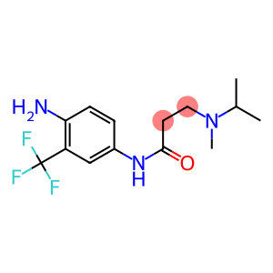 N-[4-amino-3-(trifluoromethyl)phenyl]-3-[methyl(propan-2-yl)amino]propanamide