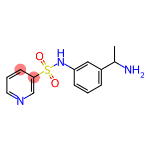 N-[3-(1-aminoethyl)phenyl]pyridine-3-sulfonamide