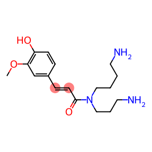 N-(3-Aminopropyl)-N-(4-aminobutyl)-3-(4-hydroxy-3-methoxyphenyl)propenamide